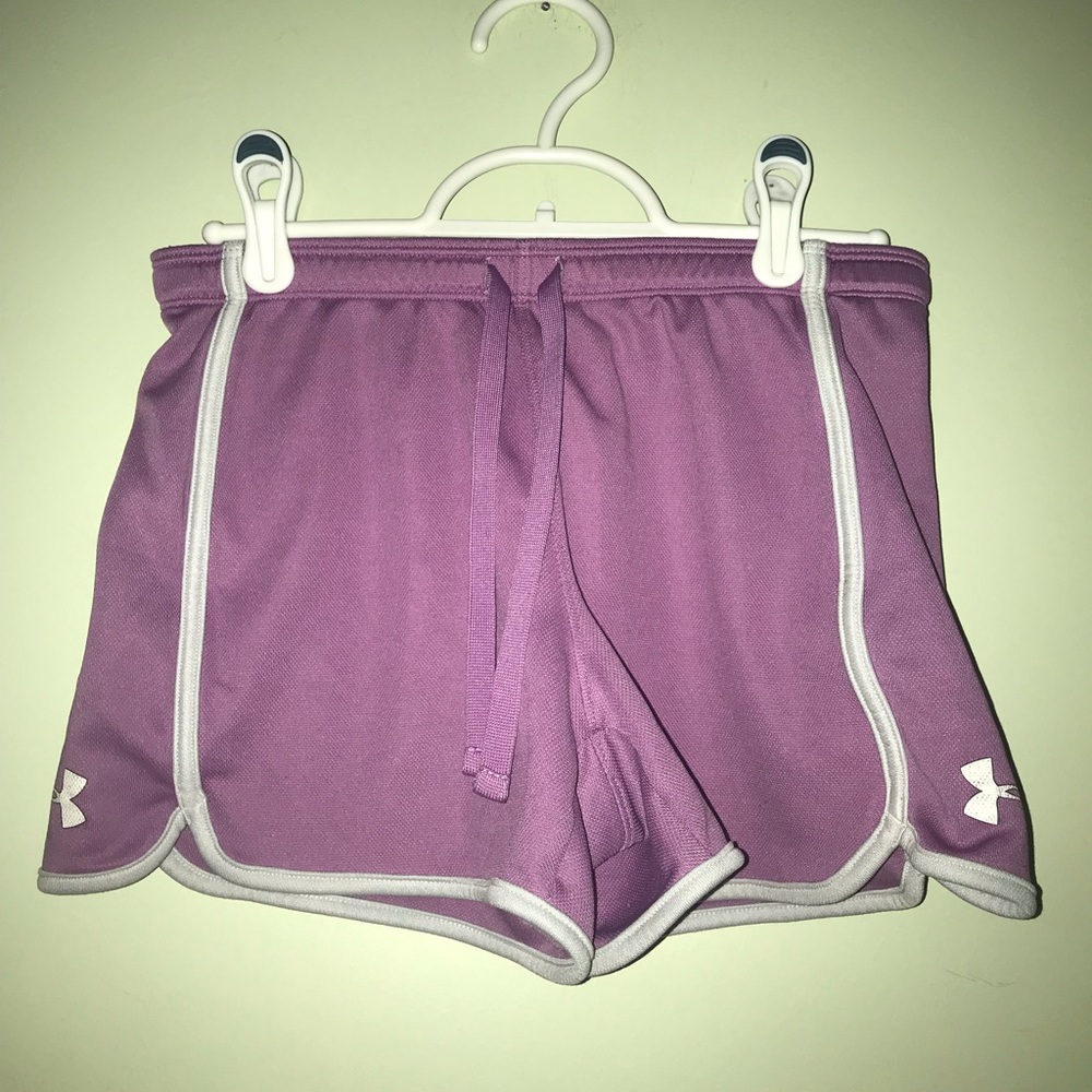 Under armour purple shorts